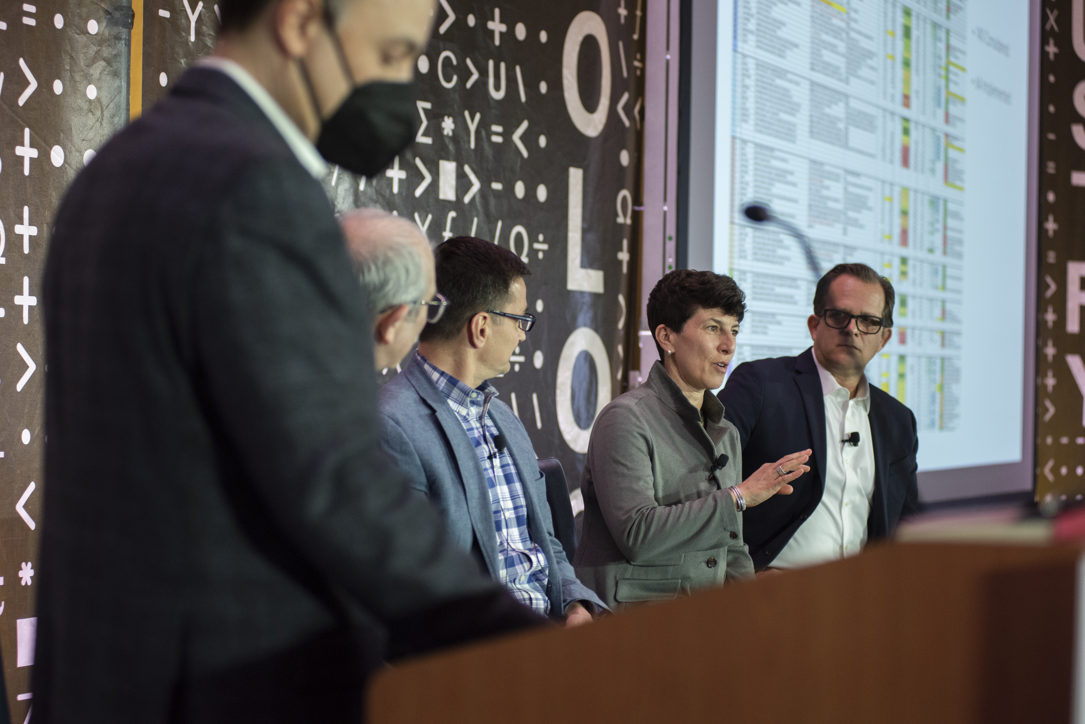 A panel discussion led by Vladimir Bulović, faculty director of MIT.nano, reflected on the intricate planning of MIT’s shared-access facility for nanoengineering.