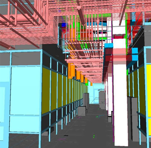 3D MEPFP model - clean room