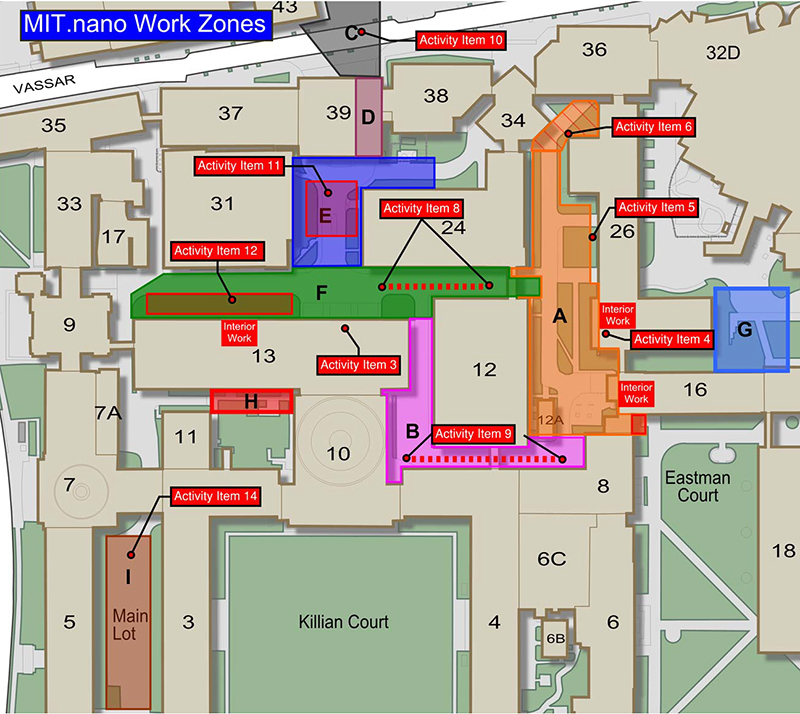 Work zone map