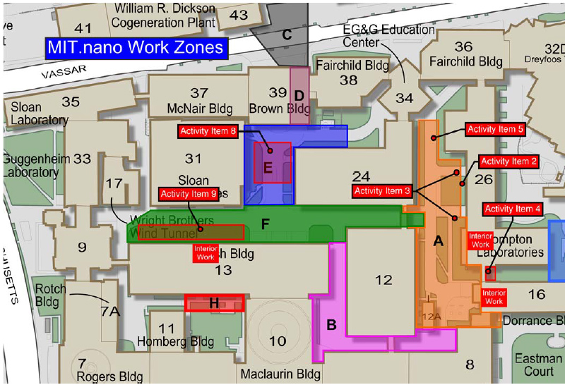 MIT.nano work zones